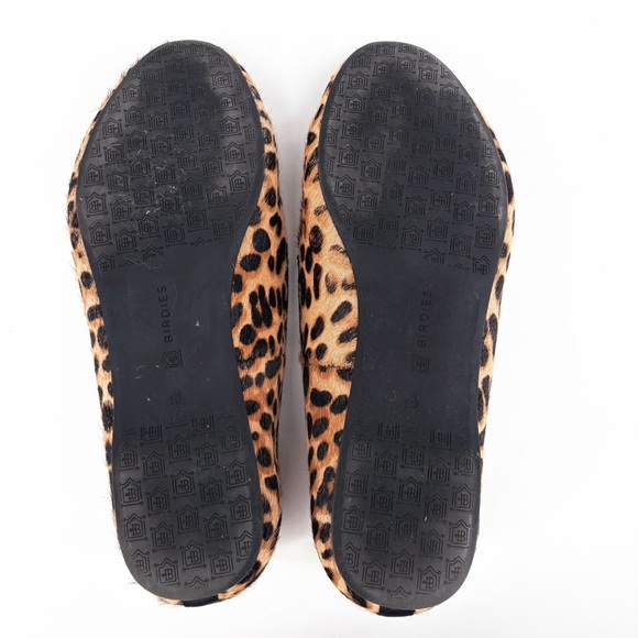 BIRDIES The Starling Fur Lined Cheetah Smoking Loafers 6.5 - Picture 11 of 14